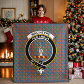 MacIntyre Ancient Tartan Crest Quilt